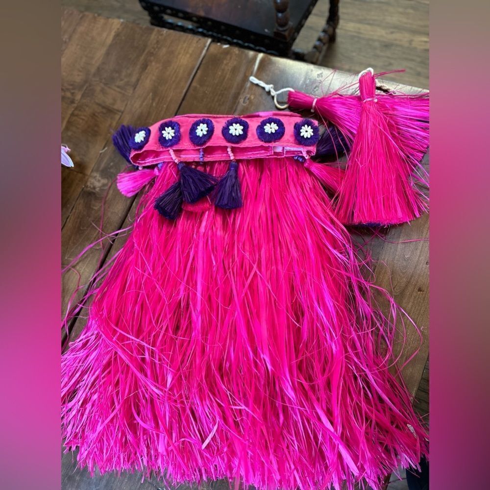 Polynesian / hula dance professional costume (pink & purple)